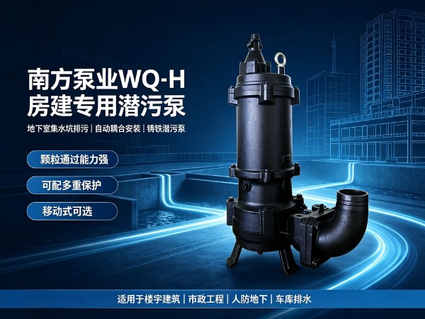 南方水泵WQ系列污水泵价格调价通知